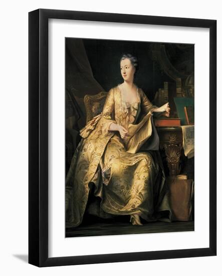 Jeanne-Antoinette Poisson, Marquise De Pompadour-Charles Von Steuben-Framed Art Print