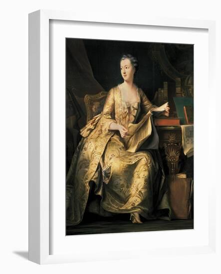 Jeanne-Antoinette Poisson, Marquise De Pompadour-Charles Von Steuben-Framed Art Print