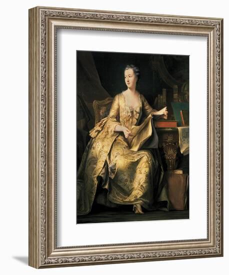 Jeanne-Antoinette Poisson, Marquise De Pompadour-Charles Von Steuben-Framed Art Print