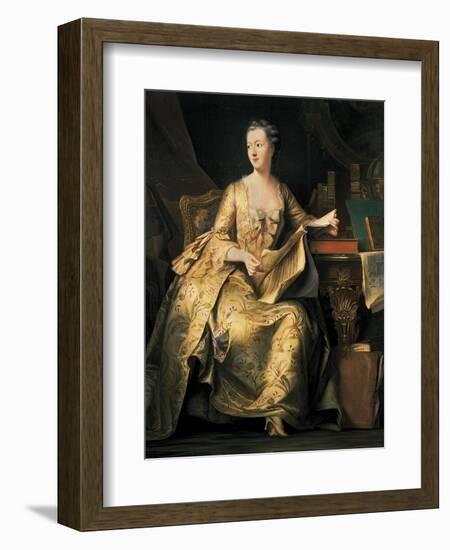 Jeanne-Antoinette Poisson, Marquise De Pompadour-Charles Von Steuben-Framed Art Print