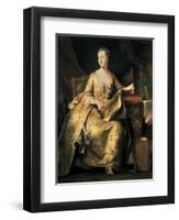 Jeanne-Antoinette Poisson, Marquise De Pompadour-Charles Von Steuben-Framed Art Print