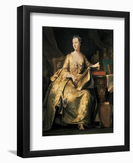 Jeanne-Antoinette Poisson, Marquise De Pompadour-Charles Von Steuben-Framed Art Print