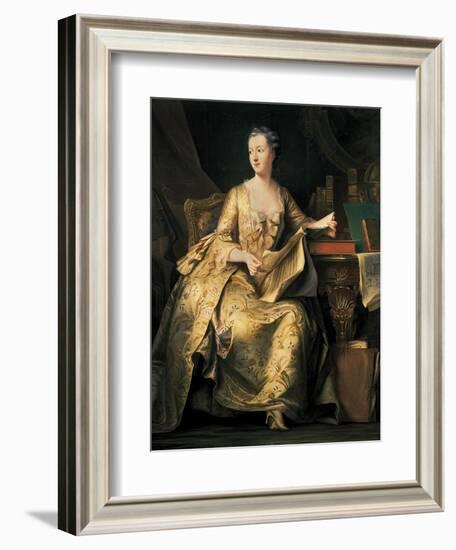 Jeanne-Antoinette Poisson, Marquise De Pompadour-Charles Von Steuben-Framed Art Print