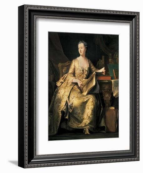 Jeanne-Antoinette Poisson, Marquise De Pompadour-Charles Von Steuben-Framed Art Print