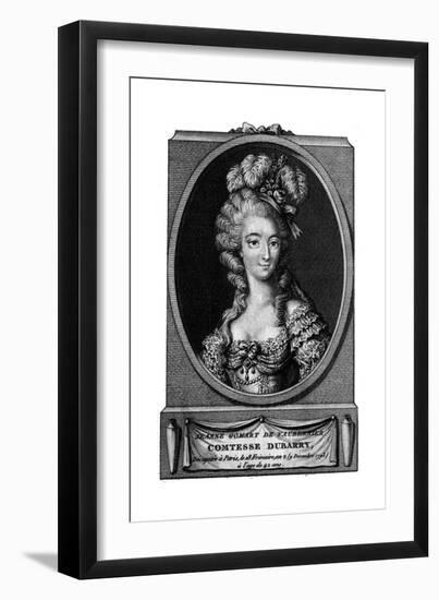 Jeanne Becu Comtesse Du Barry-Elisabeth Vigee-Lebrun-Framed Giclee Print