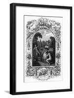 Jeanne Comtesse Du Barry and Two Adolescent Girls-null-Framed Art Print