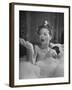 Jeanne Crain Taking Bubble Bath for Her Role in Movie Margie-Peter Stackpole-Framed Premium Photographic Print