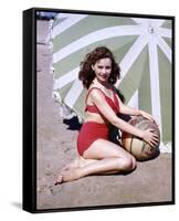 Jeanne Crain-null-Framed Stretched Canvas