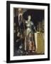 Jeanne d'Arc au sacre du roi Charles VII dans la cathédrale de Reims-Jean-Auguste-Dominique Ingres-Framed Giclee Print