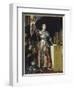 Jeanne d'Arc au sacre du roi Charles VII dans la cathédrale de Reims-Jean-Auguste-Dominique Ingres-Framed Premium Giclee Print