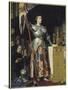 Jeanne d'Arc au sacre du roi Charles VII dans la cathédrale de Reims-Jean-Auguste-Dominique Ingres-Stretched Canvas