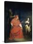 Jeanne D'Arc et le Cardinal de Winchester-Paul Delaroche-Stretched Canvas