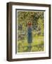 Jeanne D'Arc Hearing Her "Voices" While Minding Her Sheep at Domremy-Eleanor Fortescue Brickdale-Framed Art Print