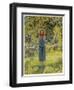 Jeanne D'Arc Hearing Her "Voices" While Minding Her Sheep at Domremy-Eleanor Fortescue Brickdale-Framed Art Print