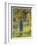 Jeanne D'Arc Hearing Her "Voices" While Minding Her Sheep at Domremy-Eleanor Fortescue Brickdale-Framed Art Print