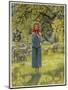 Jeanne D'Arc Hearing Her "Voices" While Minding Her Sheep at Domremy-Eleanor Fortescue Brickdale-Mounted Art Print