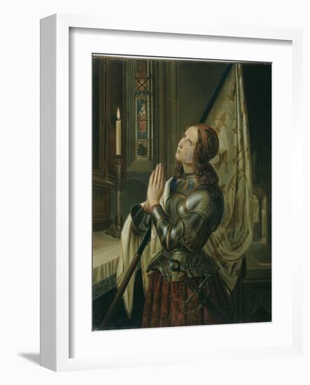 Jeanne d'Arc (Joan of Arc)-N^M^ Dyudin-Framed Premium Giclee Print