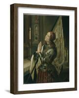 Jeanne d'Arc (Joan of Arc)-N^M^ Dyudin-Framed Giclee Print