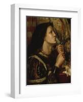 Jeanne D'Arc Kuesst Das Schwert Der Befreiung, 1863-Dante Gabriel Rossetti-Framed Giclee Print