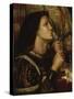 Jeanne D'Arc Kuesst Das Schwert Der Befreiung, 1863-Dante Gabriel Rossetti-Stretched Canvas