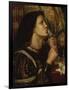 Jeanne D'Arc Kuesst Das Schwert Der Befreiung, 1863-Dante Gabriel Rossetti-Framed Premium Giclee Print