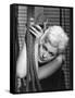 JEANNE EAGLES, 1957 directed by GEORGE SIDNEY Kim Novak (b/w photo)-null-Framed Stretched Canvas