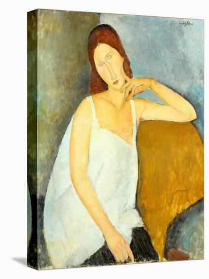 Jeanne Hébuterne (1898–1920), 1919-Amedeo Modigliani-Stretched Canvas