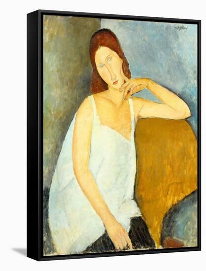 Jeanne Hébuterne (1898–1920), 1919-Amedeo Modigliani-Framed Stretched Canvas