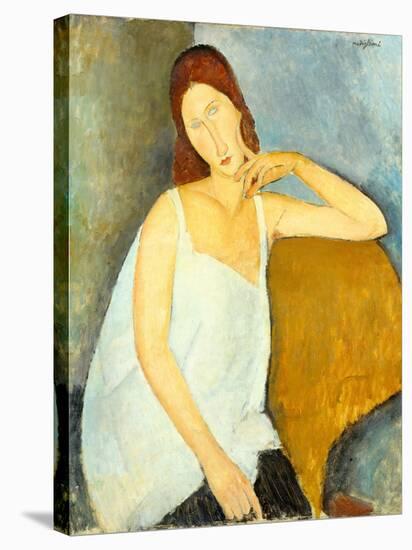 Jeanne Hébuterne (1898–1920), 1919-Amedeo Modigliani-Stretched Canvas