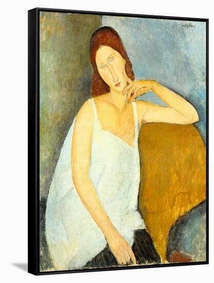 Jeanne Hébuterne (1898–1920), 1919-Amedeo Modigliani-Framed Stretched Canvas