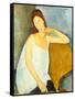 Jeanne Hébuterne (1898–1920), 1919-Amedeo Modigliani-Framed Stretched Canvas