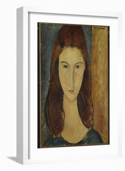 Jeanne Hebuterne, 1917-18-Amedeo Modigliani-Framed Giclee Print