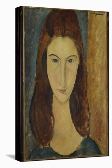 Jeanne Hebuterne, 1917-18-Amedeo Modigliani-Stretched Canvas