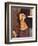 Jeanne Hebuterne Wearing a Hat, 1917-Amedeo Modigliani-Framed Premium Giclee Print