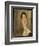 Jeanne Hebuterne with White Collar-Amedeo Modigliani-Framed Giclee Print