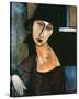 Jeanne Hebuterne-Amedeo Modigliani-Stretched Canvas