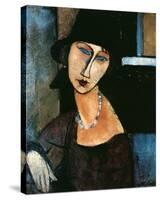 Jeanne Hebuterne-Amedeo Modigliani-Stretched Canvas