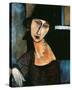 Jeanne Hebuterne-Amedeo Modigliani-Stretched Canvas