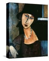 Jeanne Hebuterne-Amedeo Modigliani-Stretched Canvas