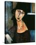 Jeanne Hebuterne-Amedeo Modigliani-Stretched Canvas