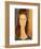 Jeanne Hebuterne-Amedeo Modigliani-Framed Art Print