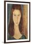 Jeanne Hebuterne-Amedeo Modigliani-Framed Giclee Print