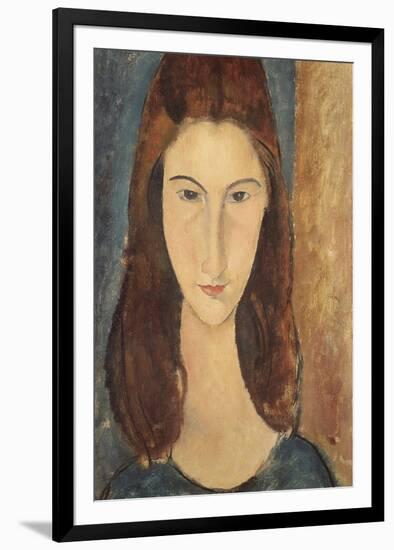 Jeanne Hebuterne-Amedeo Modigliani-Framed Giclee Print