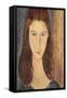 Jeanne Hebuterne-Amedeo Modigliani-Framed Stretched Canvas