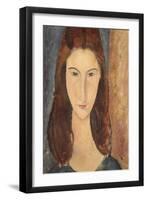 Jeanne Hebuterne-Amedeo Modigliani-Framed Art Print