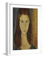 Jeanne Hebuterne-Amedeo Modigliani-Framed Giclee Print