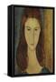 Jeanne Hebuterne-Amedeo Modigliani-Framed Stretched Canvas