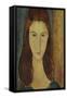 Jeanne Hebuterne-Amedeo Modigliani-Framed Stretched Canvas