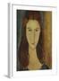 Jeanne Hebuterne-Amedeo Modigliani-Framed Giclee Print