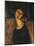 Jeanne Hebuterne-Amedeo Modigliani-Mounted Giclee Print